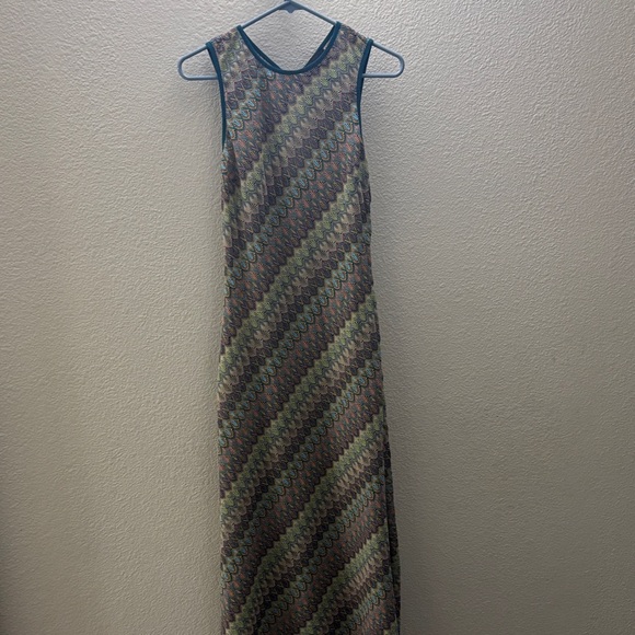 Donna Morgan mixed color Patterned Maxi Dress - Picture 2 of 6